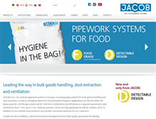 Tablet Screenshot of jacob-pipesystems.com